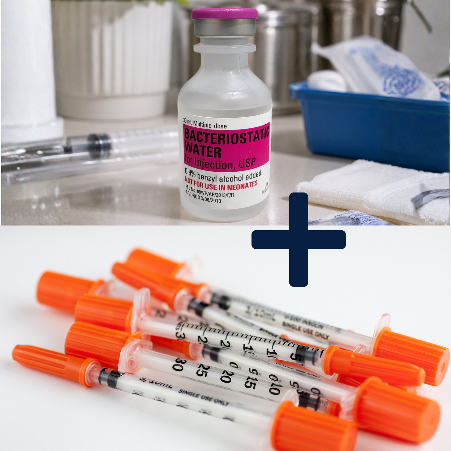 Bacteriostatic Water + Supply Kit